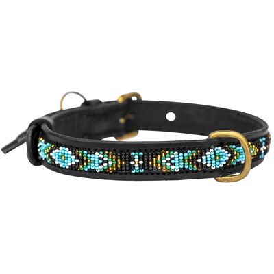 Kampuni Hundehalsbånd Skinny Terese turkis large, 61x2,1 cm (Hund), Halsband + Leine Kampuni Hundehalsbånd Skinny Terese turkis large, 61x2,1 cm (Hund), Halsband + Leine
