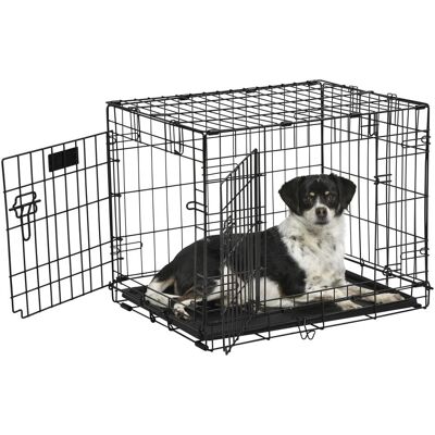 iCrate DD Contour Hundebur - Schwarz - 63,5x46,3x49,2 cm - Max 6 kg iCrate DD Contour Hundebur - Schwarz - 63,5x46,3x49,2 cm - Max 6 kg