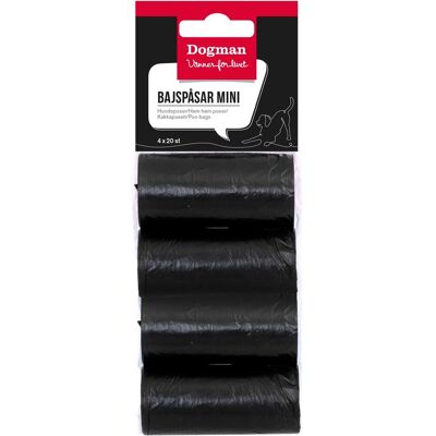 Dogman Hundeposer 4x20 pack Sort, Katzenklo Zubehör Dogman Hundeposer 4x20 pack Sort, Katzenklo Zubehör