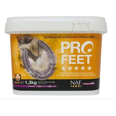 NAF ProFeet Pulver - Unterstützt Huf & Hautgesundheit - 1,3 kg NAF ProFeet Pulver - Unterstützt Huf & Hautgesundheit - 1,3 kg