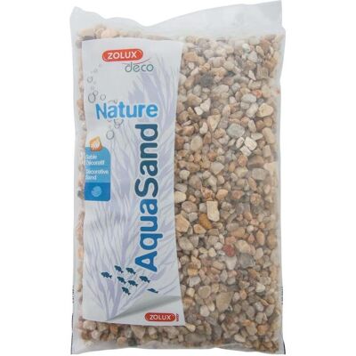 Zolux Aquasand Nature coarse quartz 1kg (Kies), Aquarium Dekoration Zolux Aquasand Nature coarse quartz 1kg (Kies), Aquarium Dekoration