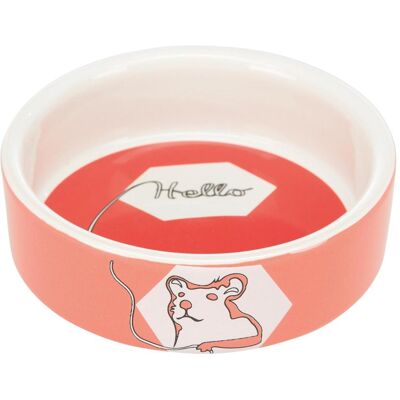 4x Trixie Napf Comic-Hamster Hello (9 cl), Futternapf 4x Trixie Napf Comic-Hamster Hello (9 cl), Futternapf