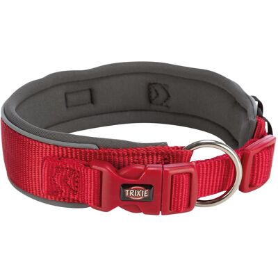 Trixie Premium Halsband Hond Extra Breed Rood / Grafiet Grijs (S, XS, Hund, Allgemein), Halsband + Leine Trixie Premium Halsband Hond Extra Breed Rood / Grafiet Grijs (S, XS, Hund, Allgemein), Halsband + Leine