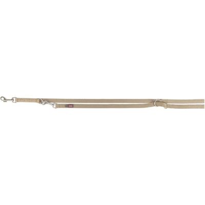 Trixie Hondenriem Premium Verstelbaar Tweelaags Zand - 200X2 Cm (Hund), Halsband + Leine Trixie Hondenriem Premium Verstelbaar Tweelaags Zand - 200X2 Cm (Hund), Halsband + Leine
