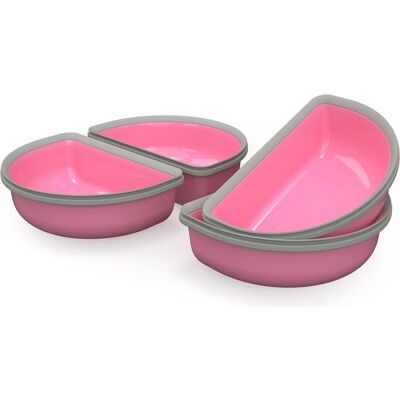 SureFeed Halbschalen Zweierset pink (20 cl), Futternapf SureFeed Halbschalen Zweierset pink (20 cl), Futternapf