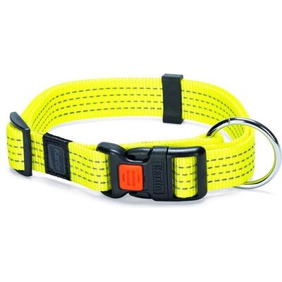 Karlie 45-65X2,5 cm Gelber reflektierender Hundehalsband - Haustierzubehör Karlie 45-65X2,5 cm Gelber reflektierender Hundehalsband - Haustierzubehör