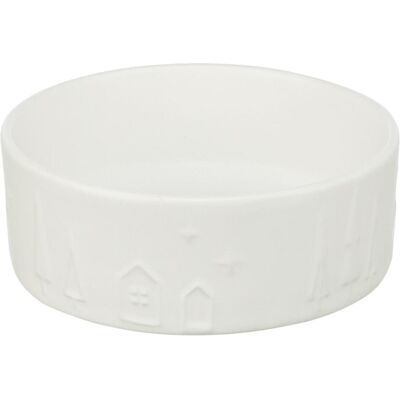 Trixie Juleskål, keramik, 0,3 l/ø 12 cm, hvid (30 cl), Futternapf Trixie Juleskål, keramik, 0,3 l/ø 12 cm, hvid (30 cl), Futternapf