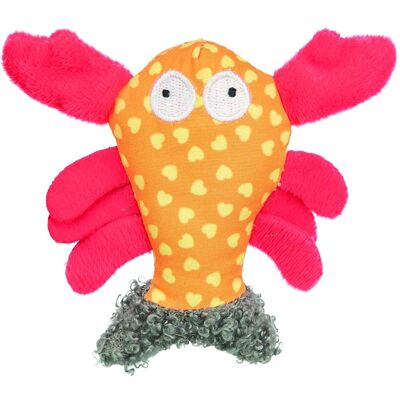 Trixie Kreeft Stof / Pluche Met Kattenkruid / Catnip Oranje (Plüschspielzeug Katze), Katzenspielzeug Trixie Kreeft Stof / Pluche Met Kattenkruid / Catnip Oranje (Plüschspielzeug Katze), Katzenspielzeug