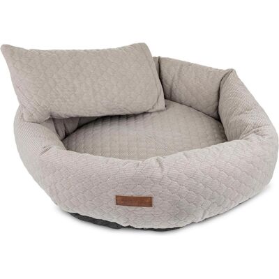 Barry King Legowisko dla psa, jasnoszare, 58.5*58.5*15cm, z zamkiem (Hund, Katze), Hundebett + Katzenbett Barry King Legowisko dla psa, jasnoszare, 58.5*58.5*15cm, z zamkiem (Hund, Katze), Hundebett + Katzenbett