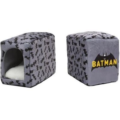 PawLove Paw Love - Batman Batcave Hundehütte (50x36x46cm) - Grau/Schwarz (Hund, Katze), Hundebett + Katzenbett PawLove Paw Love - Batman Batcave Hundehütte (50x36x46cm) - Grau/Schwarz (Hund, Katze), Hundebett + Katzenbett