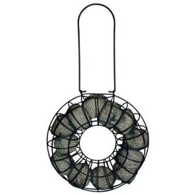 Ryom Foderautomat t/mejsebolde 24cm cirkelformet metal, Vogelhaus Ryom Foderautomat t/mejsebolde 24cm cirkelformet metal, Vogelhaus