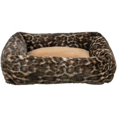 Trixie Legowisko Leo, dla psa, prostokątne, 80 × 60 cm, brązowe (Hund), Hundebett + Katzenbett Trixie Legowisko Leo, dla psa, prostokątne, 80 × 60 cm, brązowe (Hund), Hundebett + Katzenbett