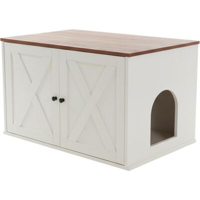 Relaxdays Katzenschrank (Katzenklo geschlossen), Katzenklo Relaxdays Katzenschrank (Katzenklo geschlossen), Katzenklo
