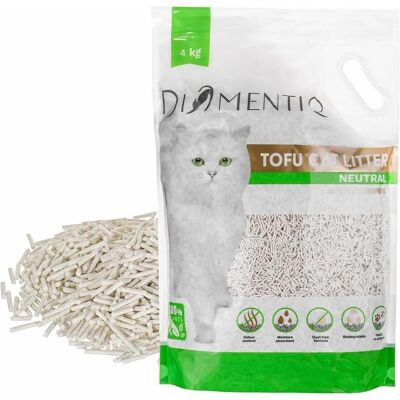 Diamentiq Tofu Neutral Ultra Klumpend - Pflanzenbasierte Katzenstreu - 4kg Diamentiq Tofu Neutral Ultra Klumpend - Pflanzenbasierte Katzenstreu - 4kg