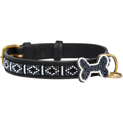 Kampuni Hundehalsbånd Skinny Rafiki sort large, 61x2,1 cm (Hund), Halsband + Leine Kampuni Hundehalsbånd Skinny Rafiki sort large, 61x2,1 cm (Hund), Halsband + Leine