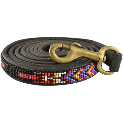 Kampuni Hundeline Kiowa sort lang, 162x2,1 cm (Hund), Halsband + Leine Kampuni Hundeline Kiowa sort lang, 162x2,1 cm (Hund), Halsband + Leine
