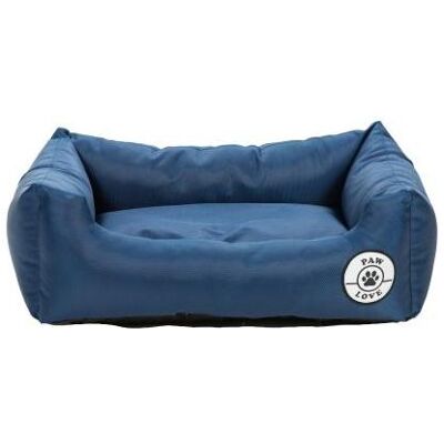 PawLove Paw Love - Hundebett - Quadratisch - Large- 80x60cm - Marineblau (Hund, Katze), Hundebett + Katzenbett PawLove Paw Love - Hundebett - Quadratisch - Large- 80x60cm - Marineblau (Hund, Katze), Hundebett + Katzenbett