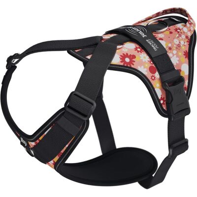 Julius-K9 K9 Longwalk lightsele w/handle+trackerpocket,Pink flower,XL (XL, Hund, Spazieren), Halsband + Leine Julius-K9 K9 Longwalk lightsele w/handle+trackerpocket,Pink flower,XL (XL, Hund, Spazieren), Halsband + Leine