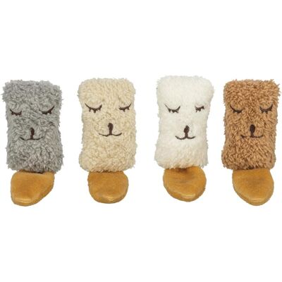 Trixie Sleeping Face, plush, 17 cm, various (Plüschspielzeug Katze), Katzenspielzeug Trixie Sleeping Face, plush, 17 cm, various (Plüschspielzeug Katze), Katzenspielzeug