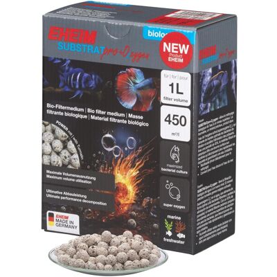 Eheim SUBSTRATpro + O2xygen, 1 l filter media (1 l, Salzwasser, Süsswasser), Aquarium Filter Eheim SUBSTRATpro + O2xygen, 1 l filter media (1 l, Salzwasser, Süsswasser), Aquarium Filter