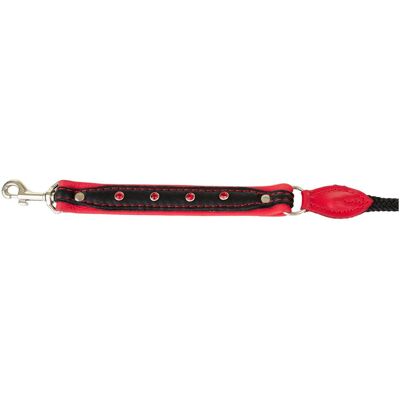 Trixie Smycz regulowana Skra o Kryszta 20mm/6/220cm czerwony (Hund), Halsband + Leine Trixie Smycz regulowana Skra o Kryszta 20mm/6/220cm czerwony (Hund), Halsband + Leine