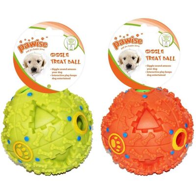Pawise Giggle Treat Ball Medium 9cm (Ballspielzeug Hund), Hundespielzeug Pawise Giggle Treat Ball Medium 9cm (Ballspielzeug Hund), Hundespielzeug