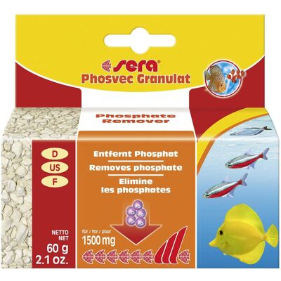 Sera Phosvec Granulat 60 g, Aquarium Filter Sera Phosvec Granulat 60 g, Aquarium Filter