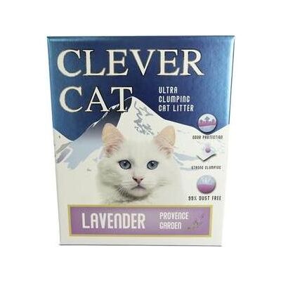 Konjac Sponge Clever Cat Lavendel 6 L, Katzenstreu Konjac Sponge Clever Cat Lavendel 6 L, Katzenstreu
