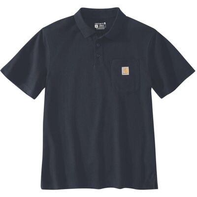 Carhartt Lockeres marineblaues Polohemd (M), Hundemantel Carhartt Lockeres marineblaues Polohemd (M), Hundemantel