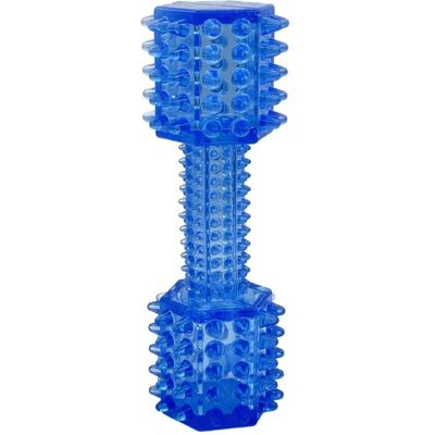 Mr. Pretzel Weiches halbtransparentes Gummihantel-Spielzeug für Hunde 18 cm (Welpenspielzeug), Hundespielzeug Mr. Pretzel Weiches halbtransparentes Gummihantel-Spielzeug für Hunde 18 cm (Welpenspielzeug), Hundespielzeug
