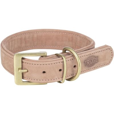 Trixie Pure collar, leather, S–M: 31–37 cm/30 mm, pink (Hund, Spazieren), Halsband + Leine Trixie Pure collar, leather, S–M: 31–37 cm/30 mm, pink (Hund, Spazieren), Halsband + Leine