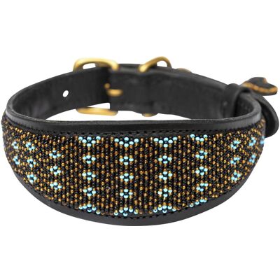Kampuni Hundehalsbånd Lucher Faraja turkis medium, 53x5,5 cm (Hund), Halsband + Leine Kampuni Hundehalsbånd Lucher Faraja turkis medium, 53x5,5 cm (Hund), Halsband + Leine