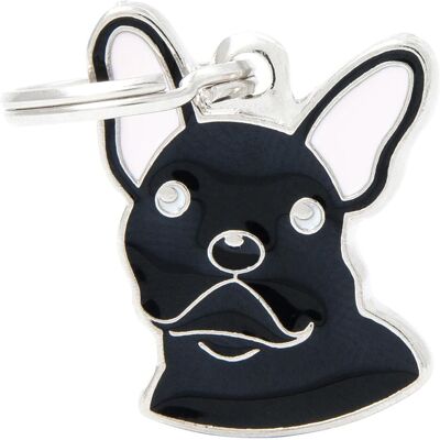 Myfamily MyFa tegn friends, Fransk Bulldog, sort (Hund), Halsband + Leine Myfamily MyFa tegn friends, Fransk Bulldog, sort (Hund), Halsband + Leine