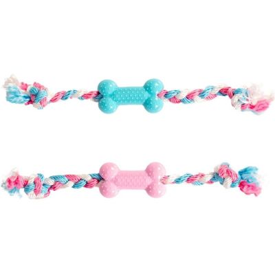 6x EBI Duvo+ Dogtoy Puppy TPR Knochen mit Baumwolle (Welpenspielzeug), Hundespielzeug 6x EBI Duvo+ Dogtoy Puppy TPR Knochen mit Baumwolle (Welpenspielzeug), Hundespielzeug