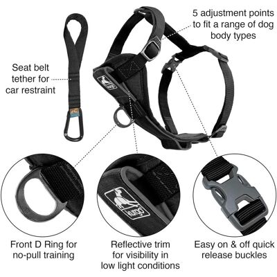Kurgo Tru-Fit Smart Hundegeschirr - Hundegeschirr Kurgo Tru-Fit Smart Hundegeschirr - Hundegeschirr