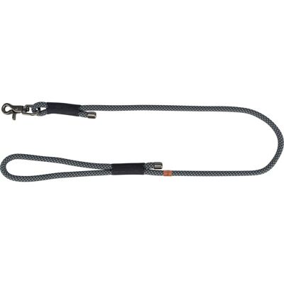 Trixie Hondenriem Soft Rope Zwart / Grijs - 120X0,6 Cm (Hund, Spazieren), Halsband + Leine Trixie Hondenriem Soft Rope Zwart / Grijs - 120X0,6 Cm (Hund, Spazieren), Halsband + Leine