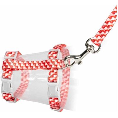 Duvoplus Hundeleine und -geschirr (Katze, Spazieren), Halsband + Leine Duvoplus Hundeleine und -geschirr (Katze, Spazieren), Halsband + Leine