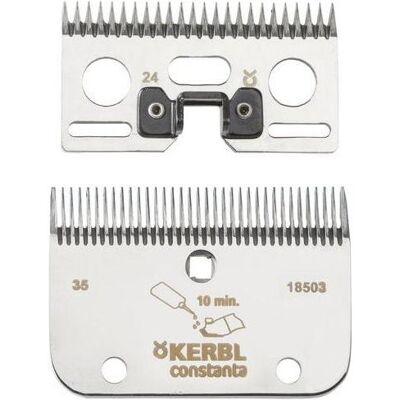 Kerbl Ersatzmesser Nr. 20 oben 24 Z./ unten 35 Z. (Pferd), Tierpflegegerät Kerbl Ersatzmesser Nr. 20 oben 24 Z./ unten 35 Z. (Pferd), Tierpflegegerät