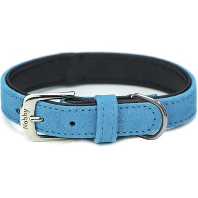Nobby - Velours S - Türkis - Schwarz - Halsband Nobby - Velours S - Türkis - Schwarz - Halsband