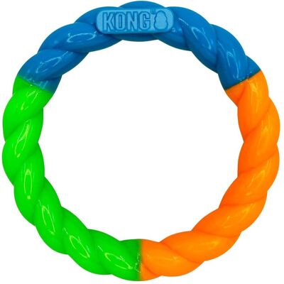 KONG Twistz High-Viz Ring, Hundespielzeug KONG Twistz High-Viz Ring, Hundespielzeug