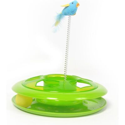 Duvo+ Katzen Spielzeug 'Happy Hoop' Grün 26cm - Katzenspielzeug Duvo+ Katzen Spielzeug 'Happy Hoop' Grün 26cm - Katzenspielzeug