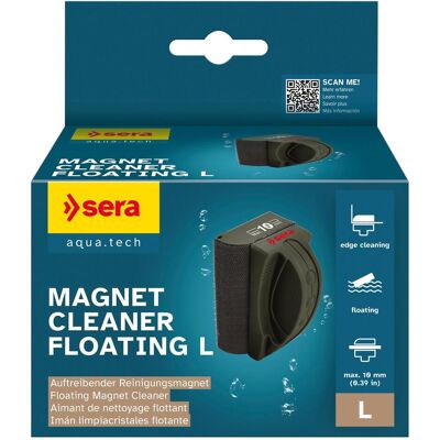 Sera Magnet Cleaner Floating L 10 mm Glass (Aquarium Reinigung, Magnetreiniger), Aquarium Pflege Sera Magnet Cleaner Floating L 10 mm Glass (Aquarium Reinigung, Magnetreiniger), Aquarium Pflege