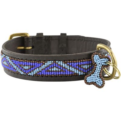 Kampuni Hundehalsbånd Kabaka blå large, 61x3,8 cm (Hund), Halsband + Leine Kampuni Hundehalsbånd Kabaka blå large, 61x3,8 cm (Hund), Halsband + Leine