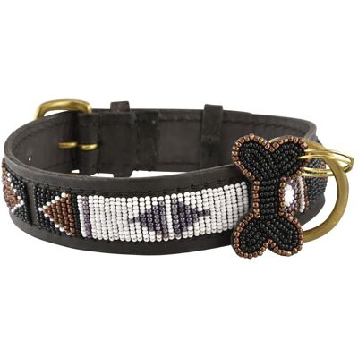 Kampuni Handgemachtes Mikro Swahili Hundehalsband XL Kampuni Handgemachtes Mikro Swahili Hundehalsband XL