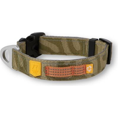 Woolly Wolf - Roam Collar Green Ripple - 25-35cm (Hund, Spazieren), Halsband + Leine Woolly Wolf - Roam Collar Green Ripple - 25-35cm (Hund, Spazieren), Halsband + Leine