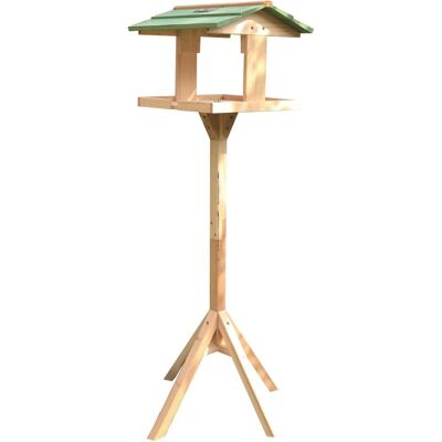Garden&Fun Vogelfutterhaus, Holz, freistehend, 36x34x112cm, mit Solarlampe, zur Montage, Vogelhaus Garden&Fun Vogelfutterhaus, Holz, freistehend, 36x34x112cm, mit Solarlampe, zur Montage, Vogelhaus