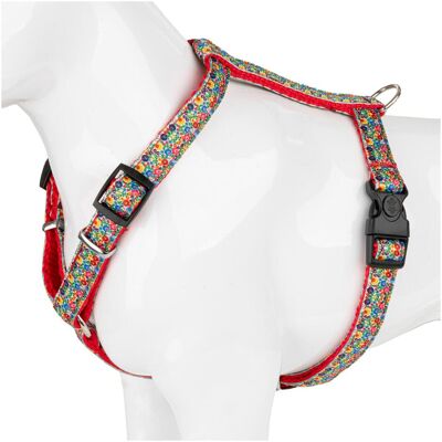 Zolux Szelki dla psa, wzr folk, tama, 25MM/70-90CM czerwone (Hund), Halsband + Leine Zolux Szelki dla psa, wzr folk, tama, 25MM/70-90CM czerwone (Hund), Halsband + Leine