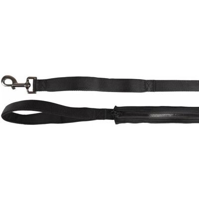 Flamingo LI Hund m. lomme KAYGA, sort 160 cm (Hund), Halsband + Leine Flamingo LI Hund m. lomme KAYGA, sort 160 cm (Hund), Halsband + Leine