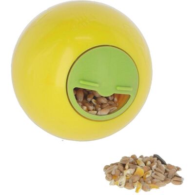 Kerbl Snackball für Hühner, ø 7.5 cm, Gelb, Vogelhaus Kerbl Snackball für Hühner, ø 7.5 cm, Gelb, Vogelhaus