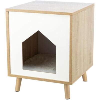 Trixie Höhle Isa, Holzoptik Grau (Katze), Hundebett + Katzenbett Trixie Höhle Isa, Holzoptik Grau (Katze), Hundebett + Katzenbett